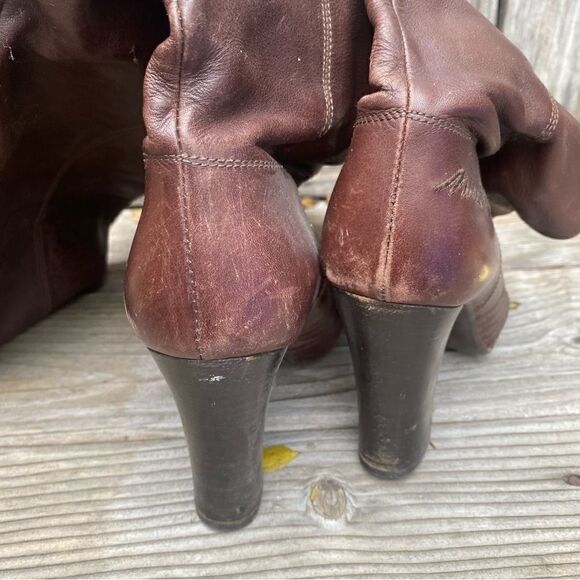 Miss sixty brown high leather boots size 37 - Picture 12 of 16